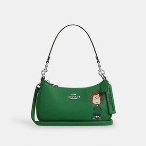 Coach X Peanuts Teri Shoulder Bag With Peppermint Patty